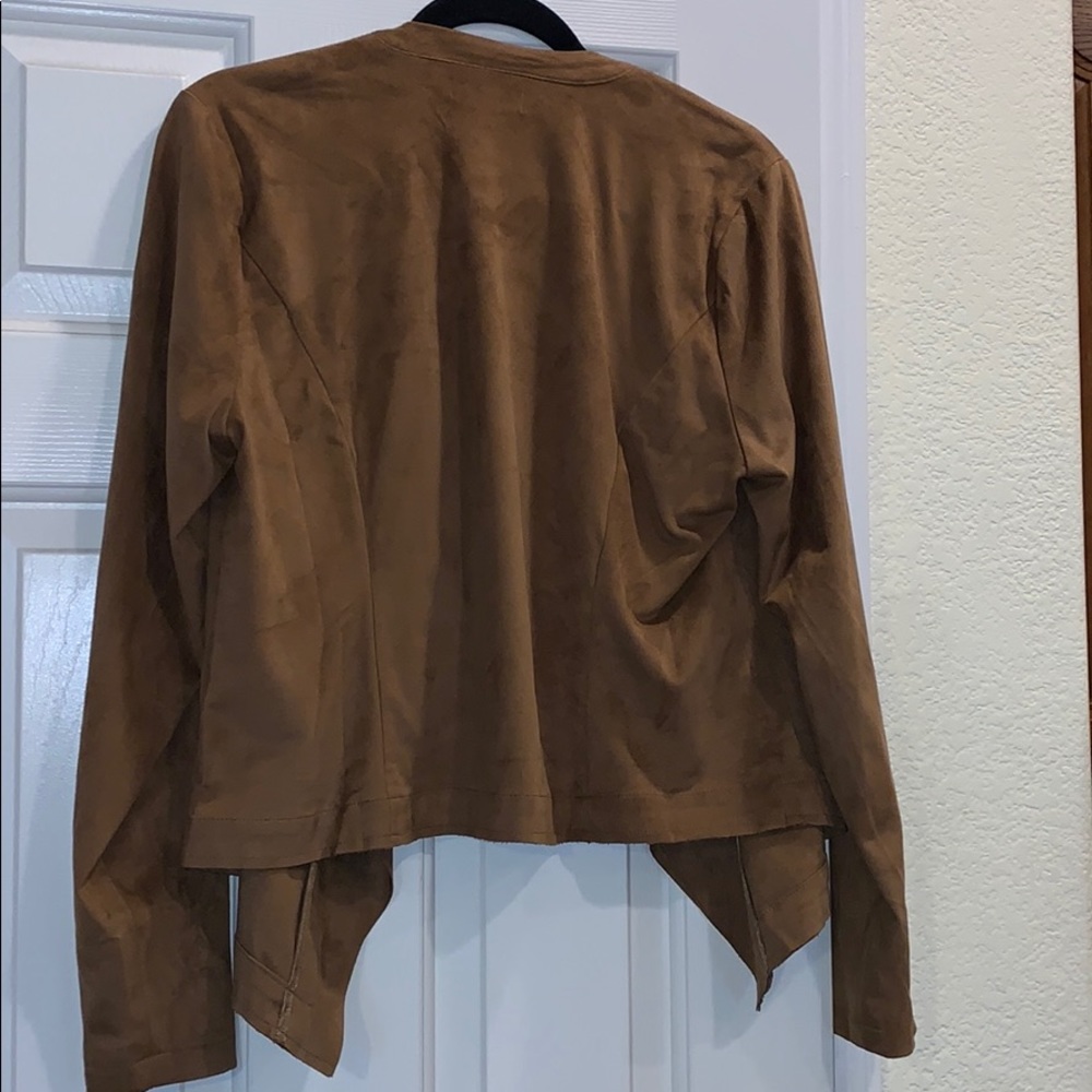 Torrid Drape Front Jacket Plus Size - Picture 3 of 4